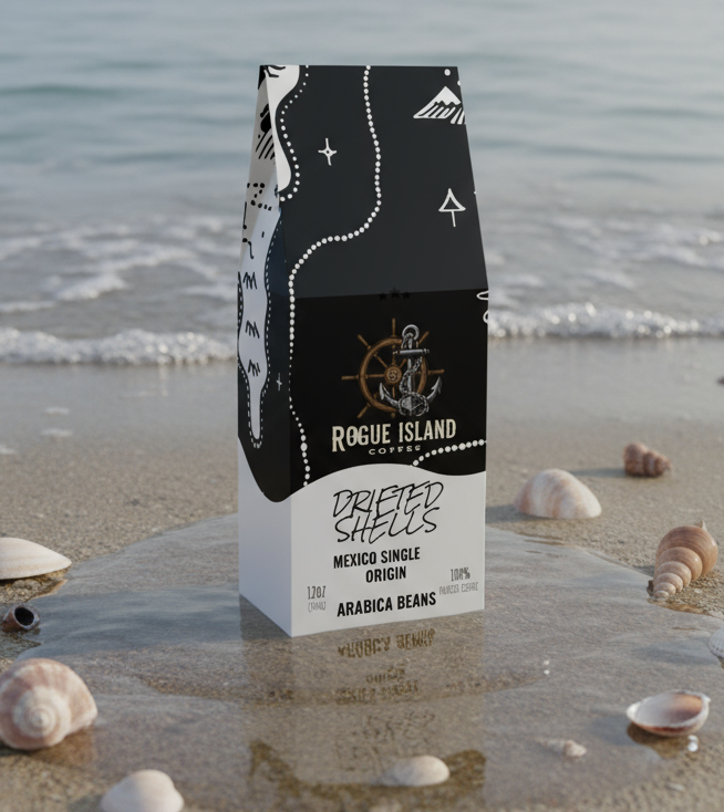 DRIFTED SHELLS ( A rich and balanced Mexican single origin from Chiapas with complex notes of date, red delicious apple, molasses, and grapefruit. This light-medium roast showcases traditional heritage varietals with exceptional clarity and sweetness )